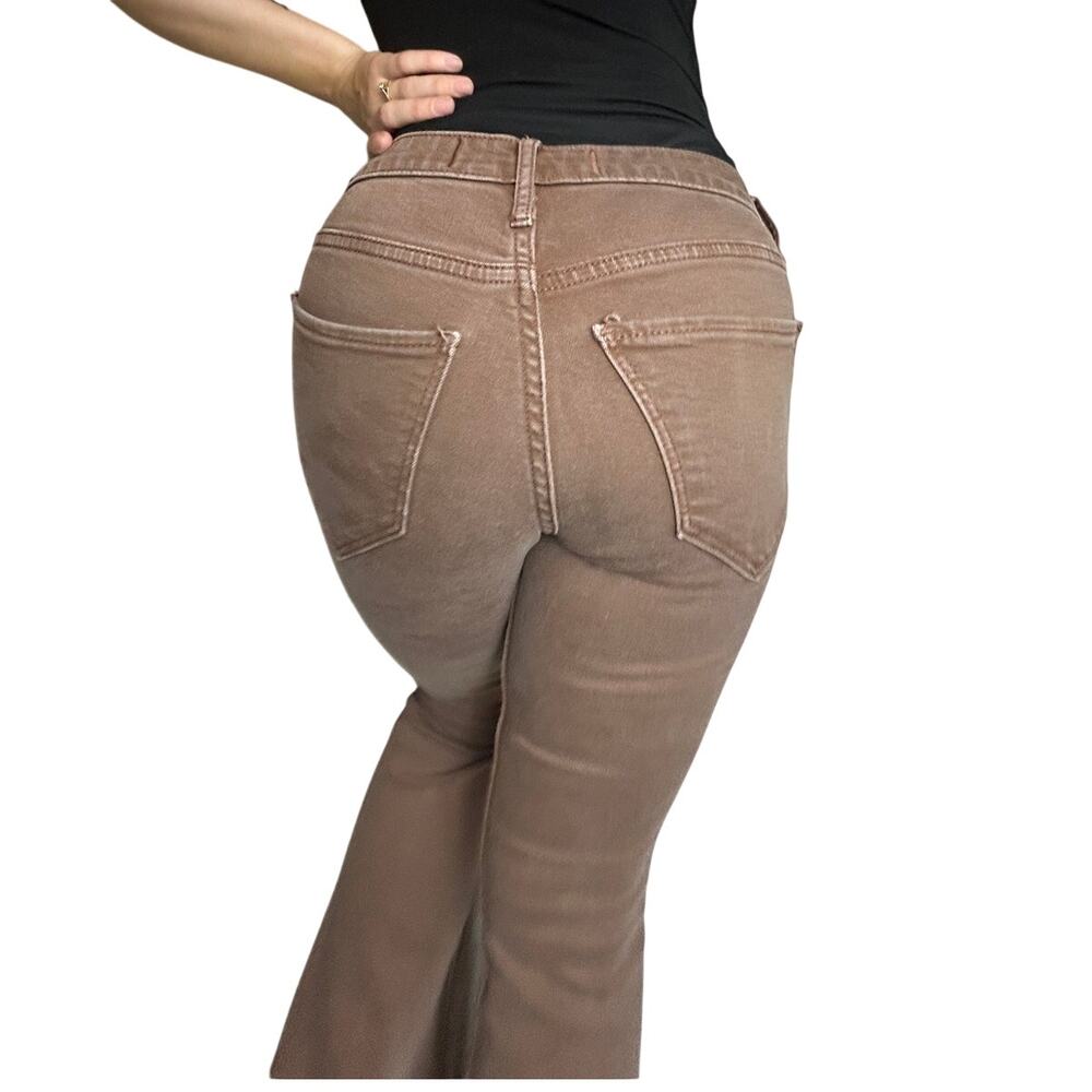 Y2K Hollister High Rise Vintage Flare Jeans Mocha Brown 5R 27x30